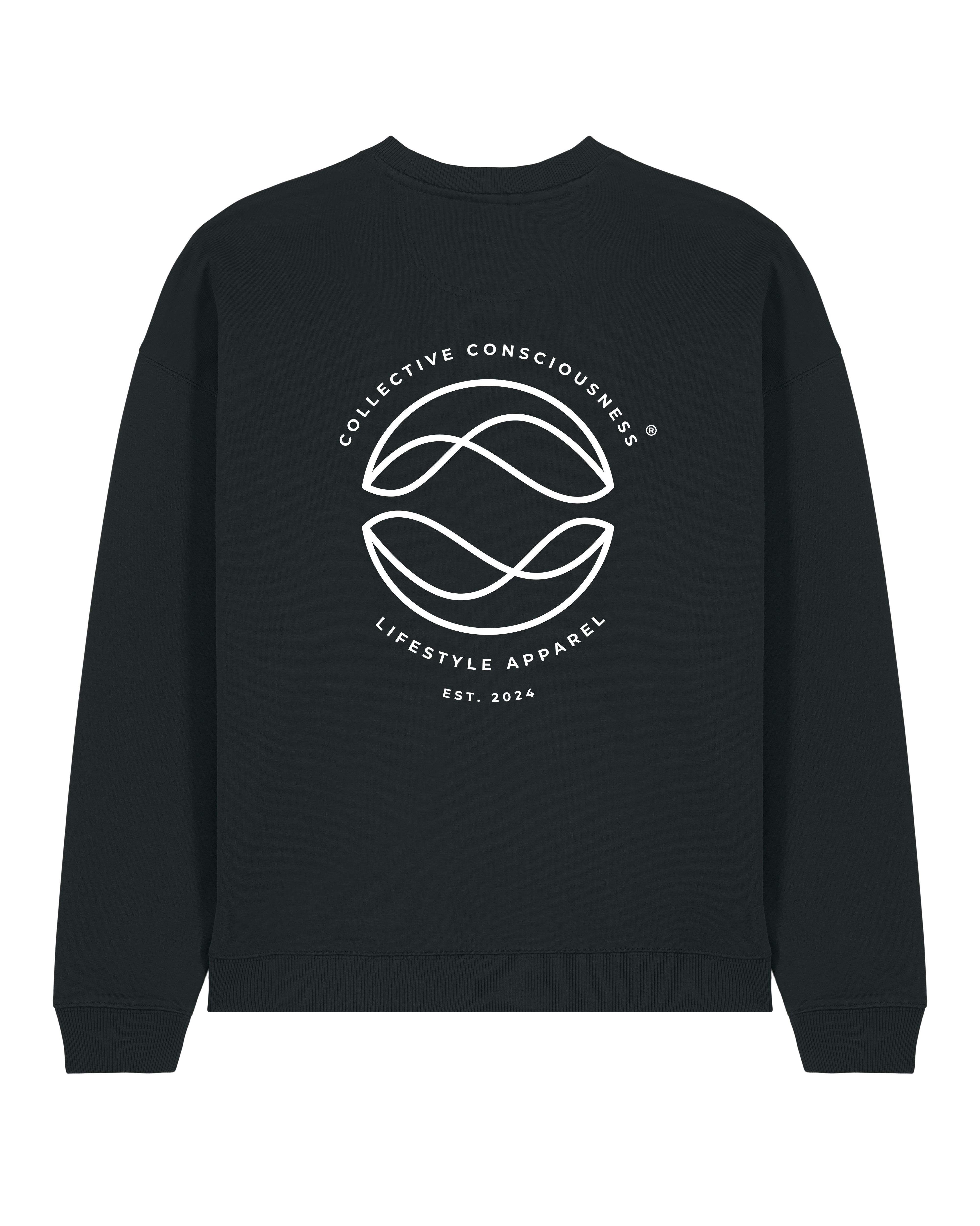 CC Black Oversized Sweater - Double Globe