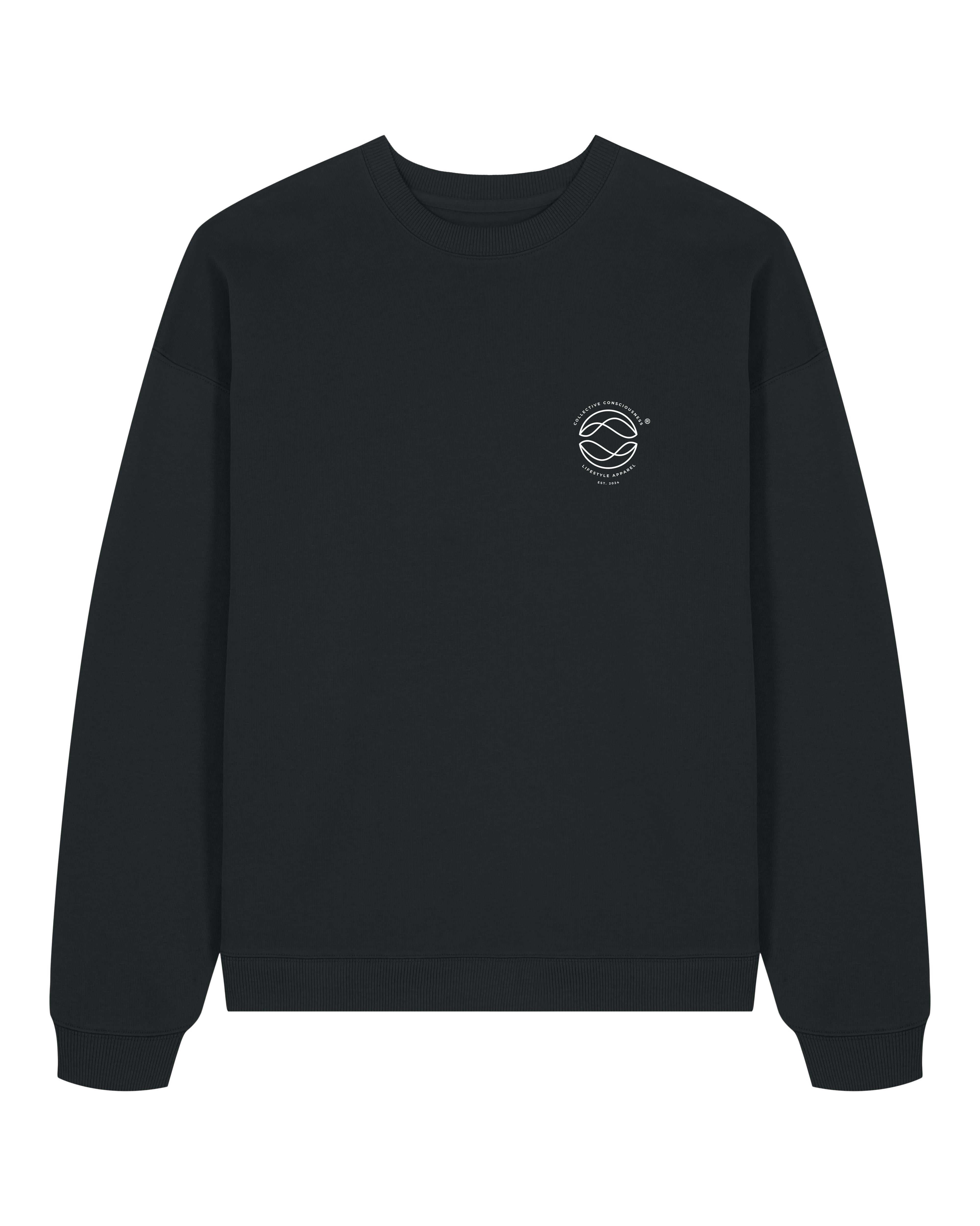 CC Black Oversized Sweater - Double Globe