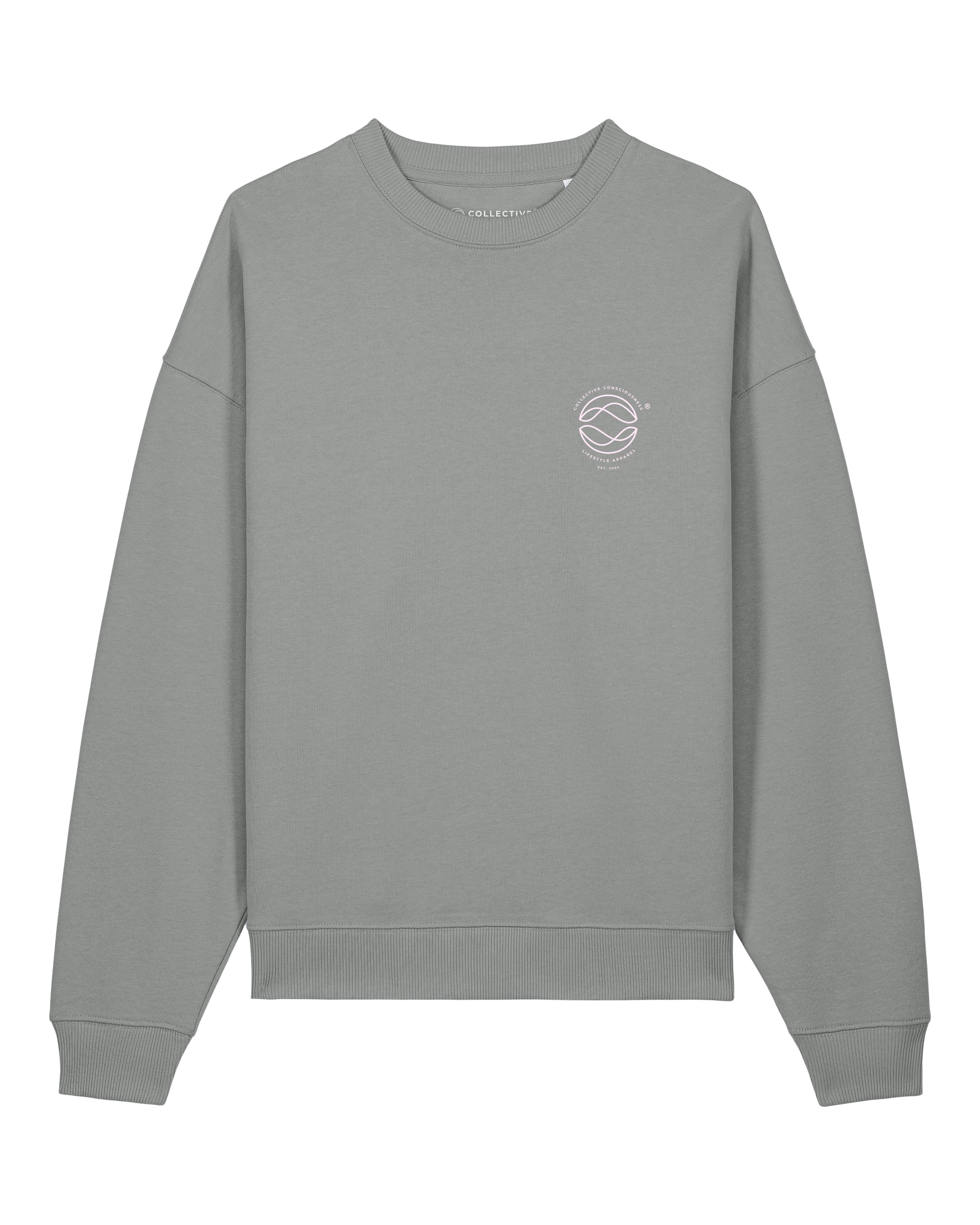 CC Misty Grey Oversized Sweater -  Double Globe