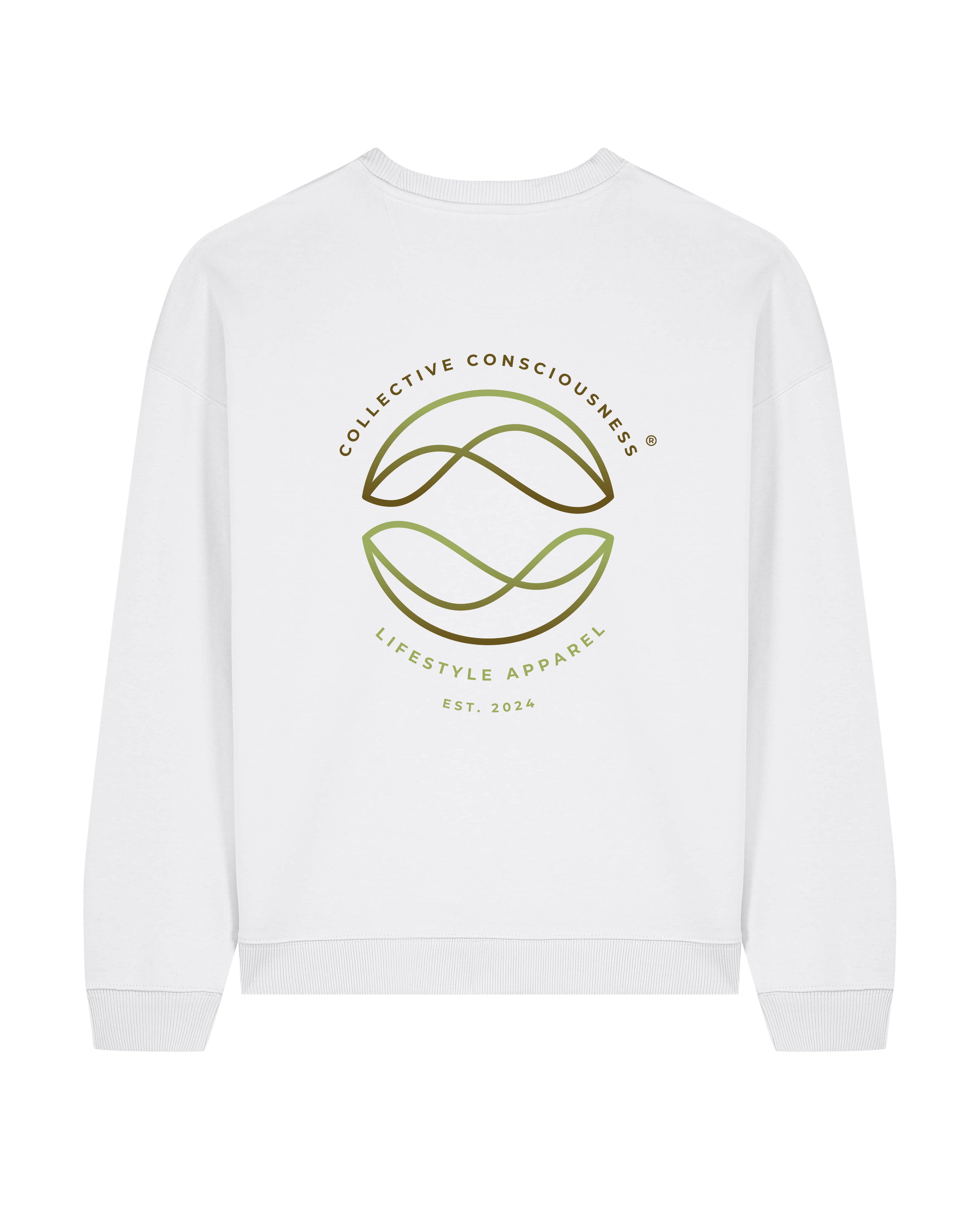 CC White Oversized Sweater - Double Globe
