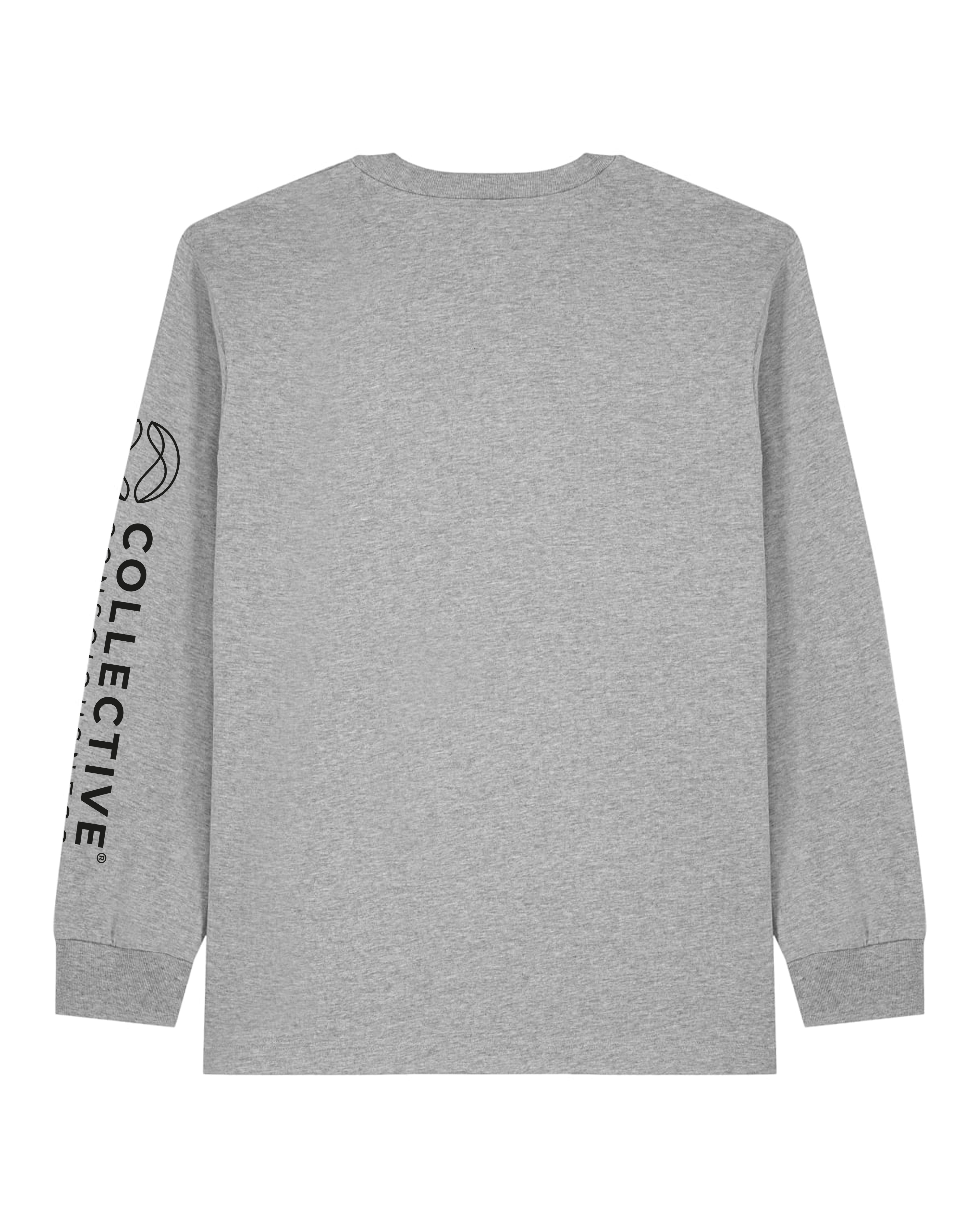 CC Grey Heavyweight LongSleeve - Black Globe