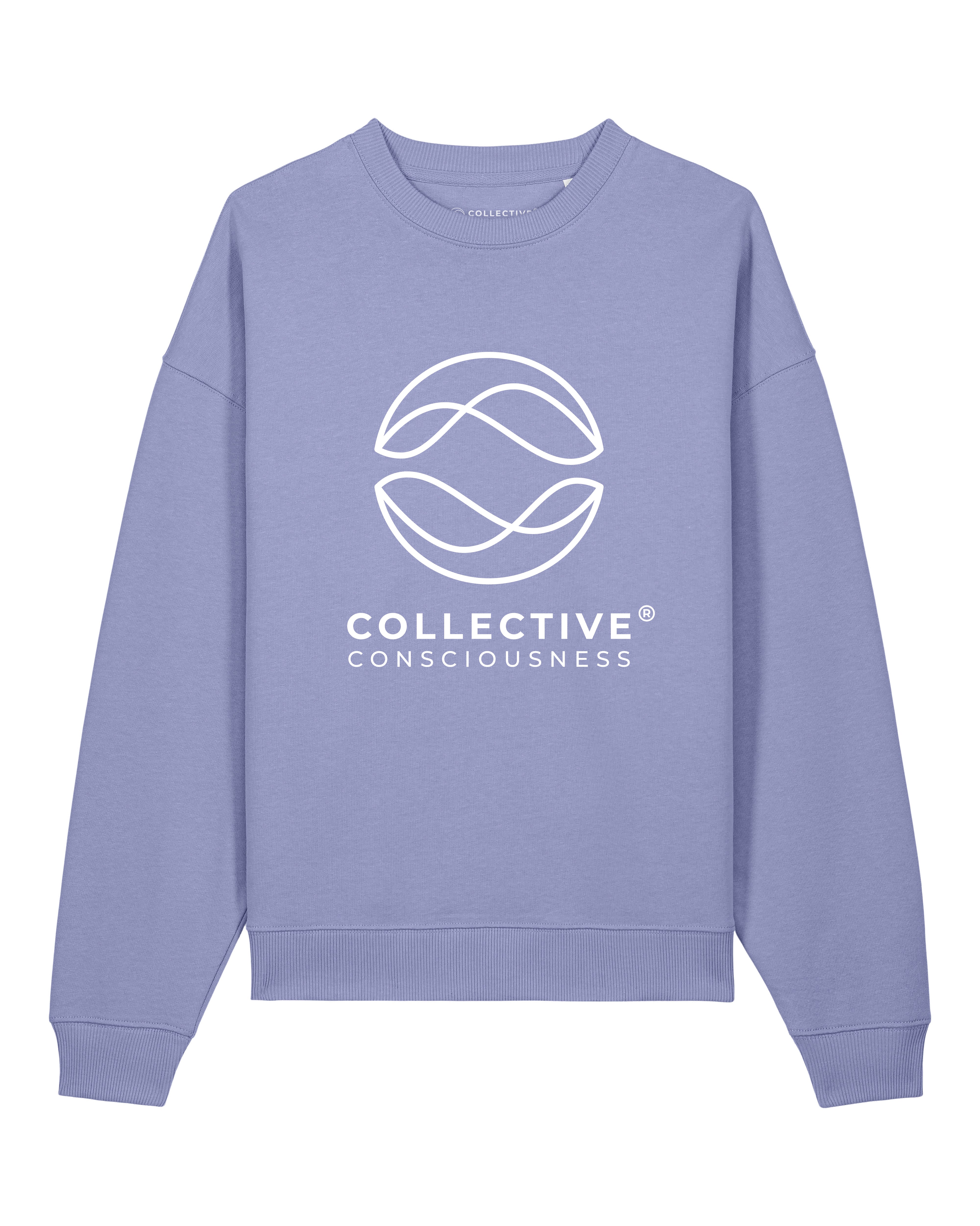 CC Violet Oversized Sweater - Stacked Symbol