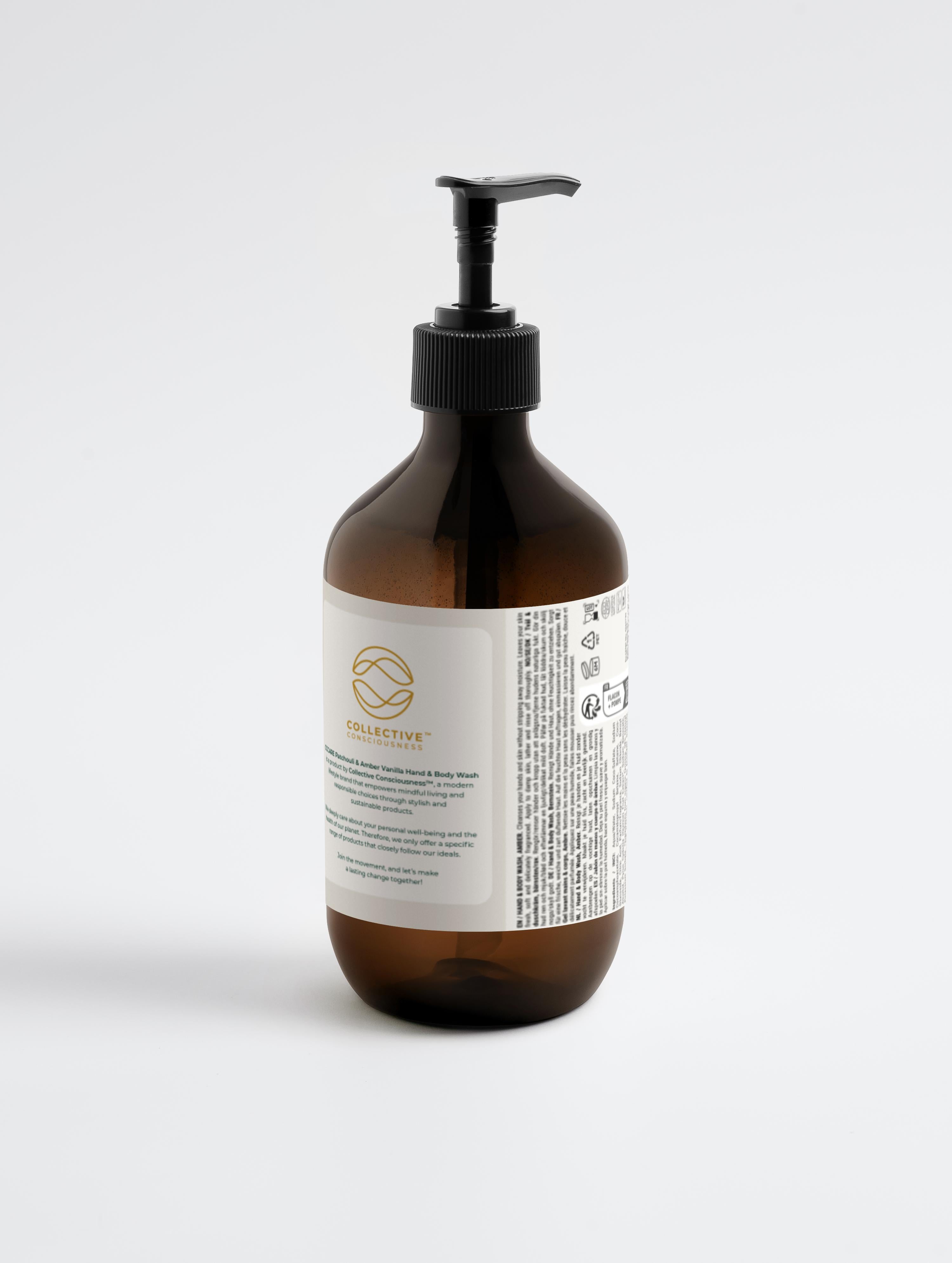 CCCare Hand & Body Wash, Patchouli & Amber Vanilla