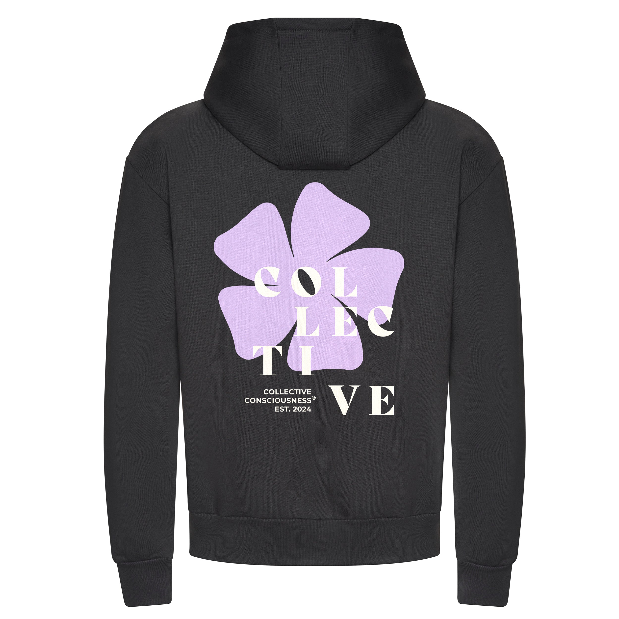 Bloom Solid Black Heavyweight Hoodie