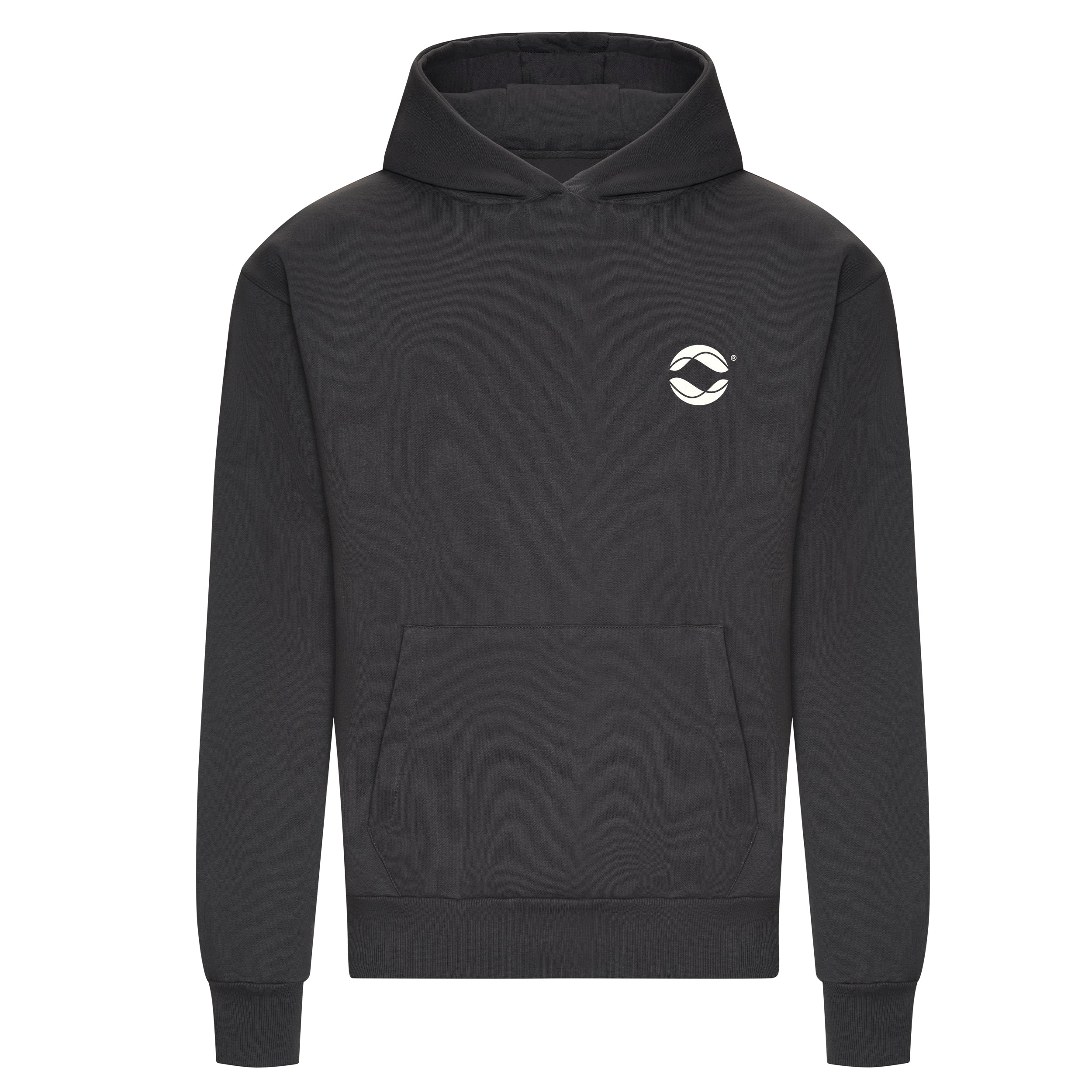 Bloom Solid Black Heavyweight Hoodie