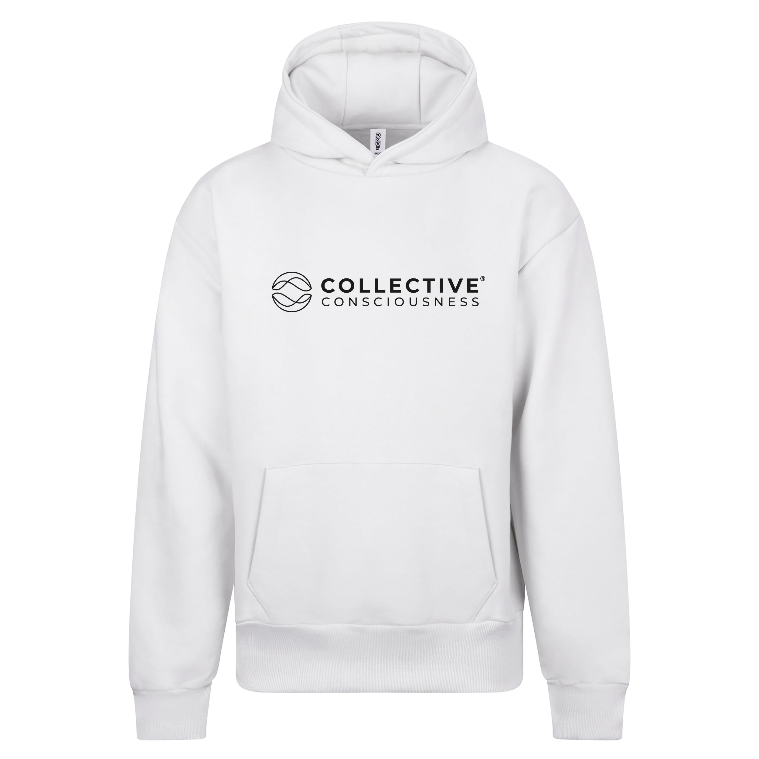 "Human Being" White Signature Hoodie