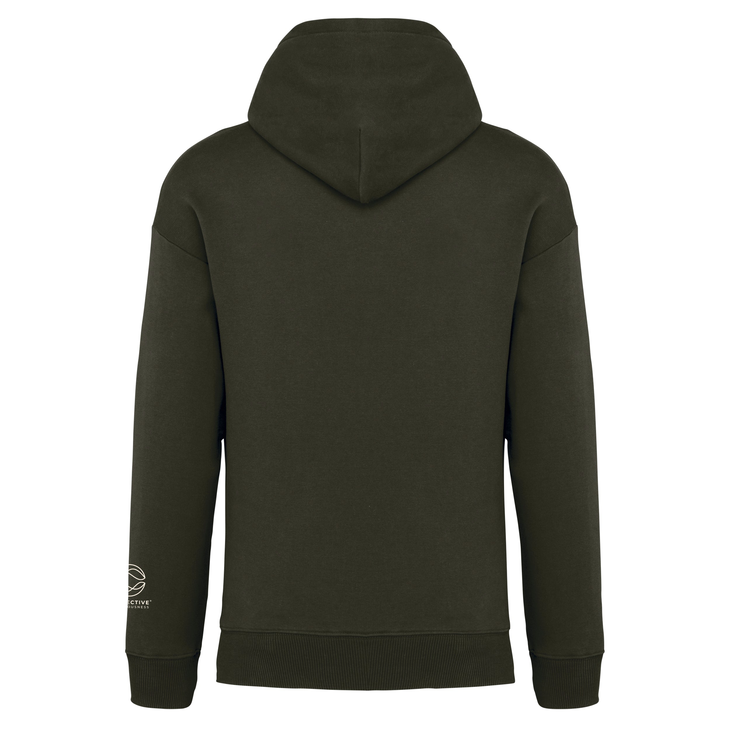 "Le Monde est a Nous" Organic Khaki Hoodie