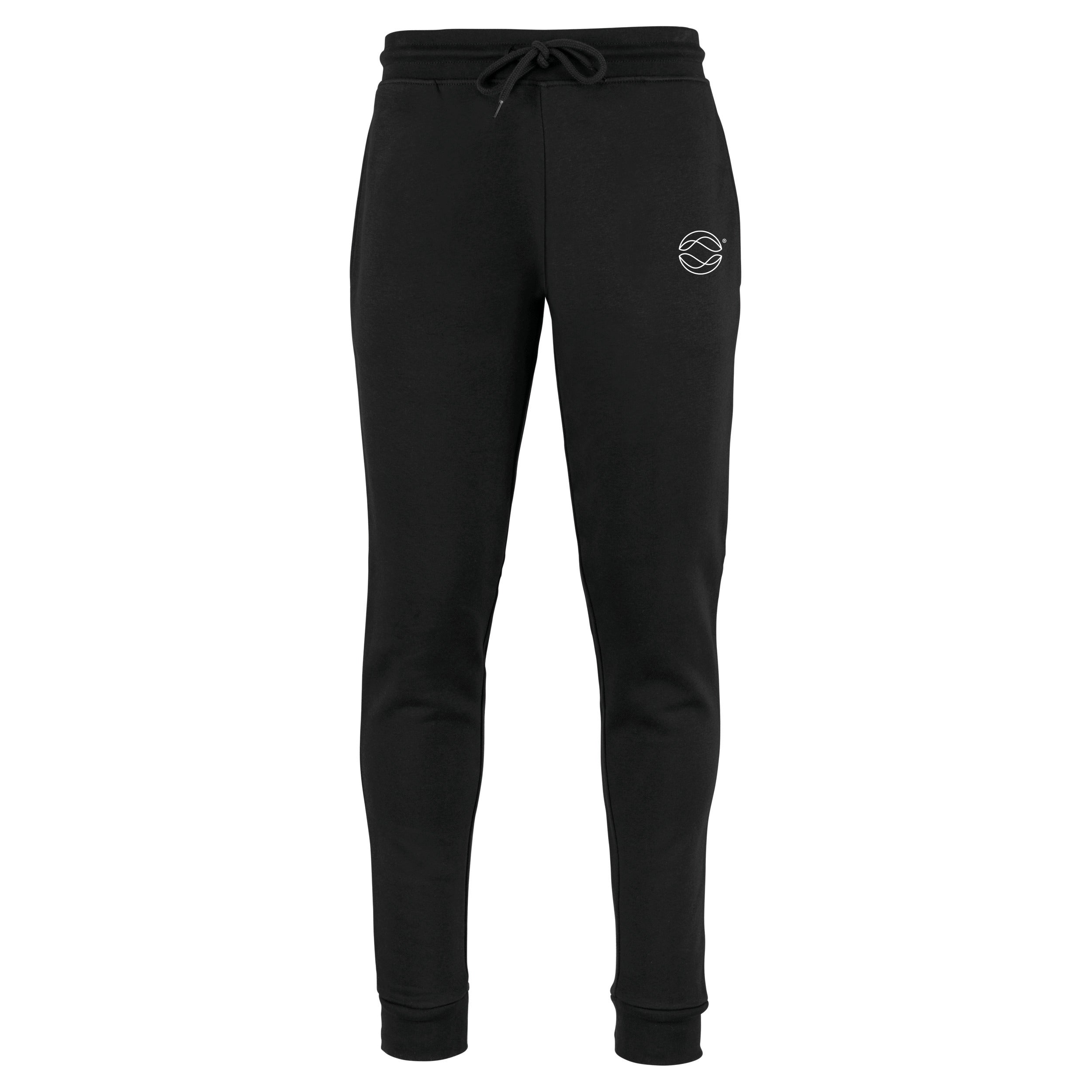 Slim Fit Jogger Black - Globe Icon Signature