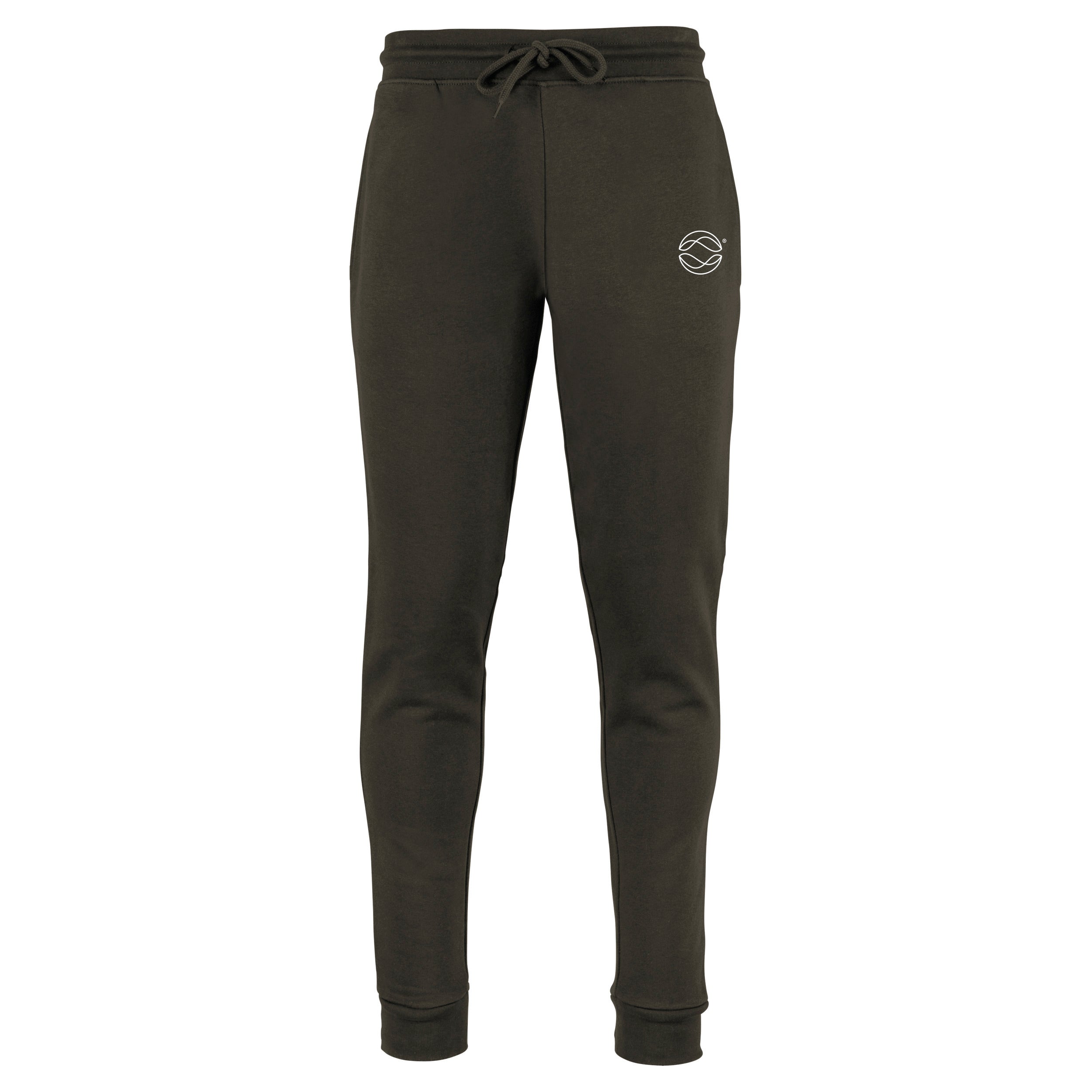 Slim Fit Jogger Organic Khaki - Globe Icon Signature