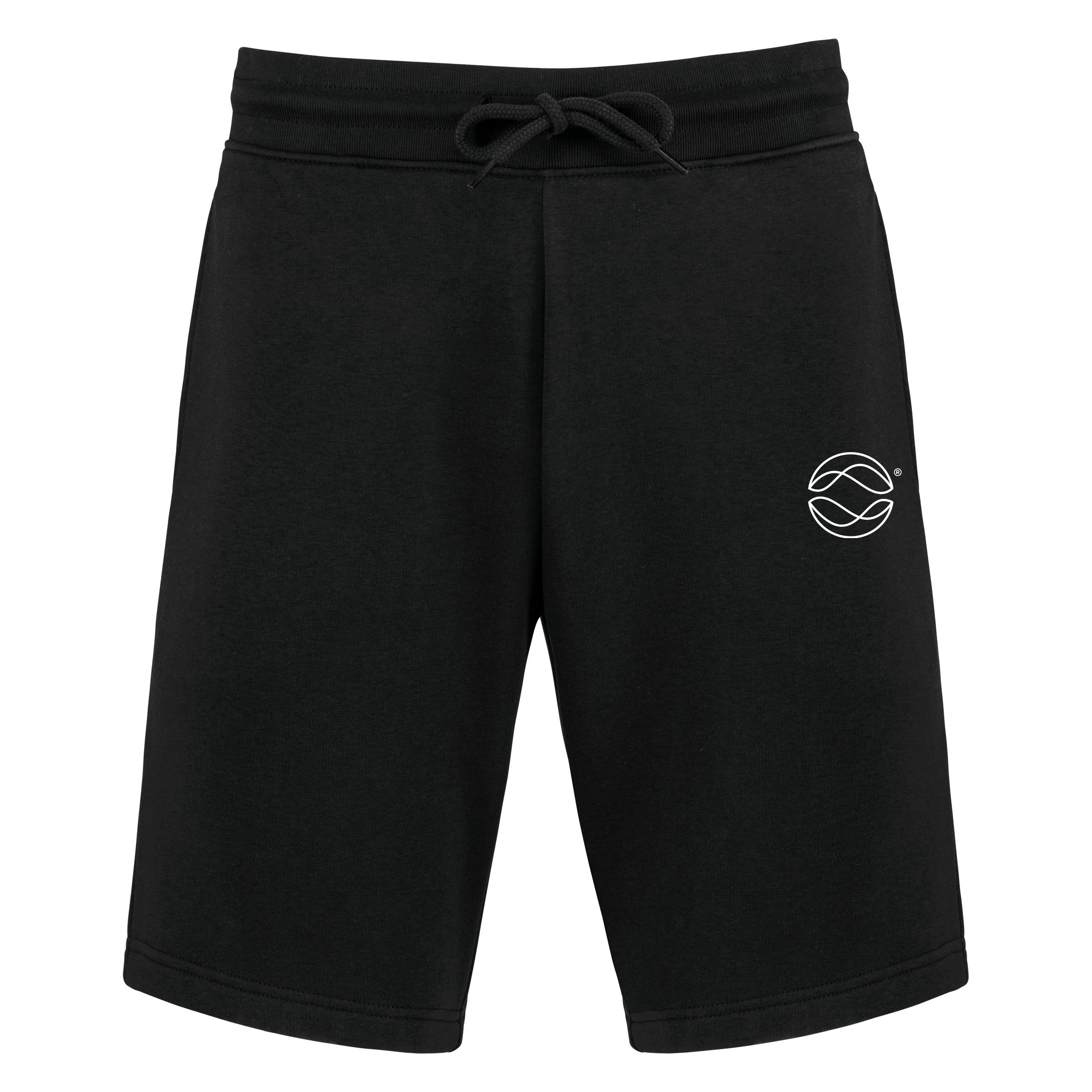 Active Shorts Black - Globe Icon Signature