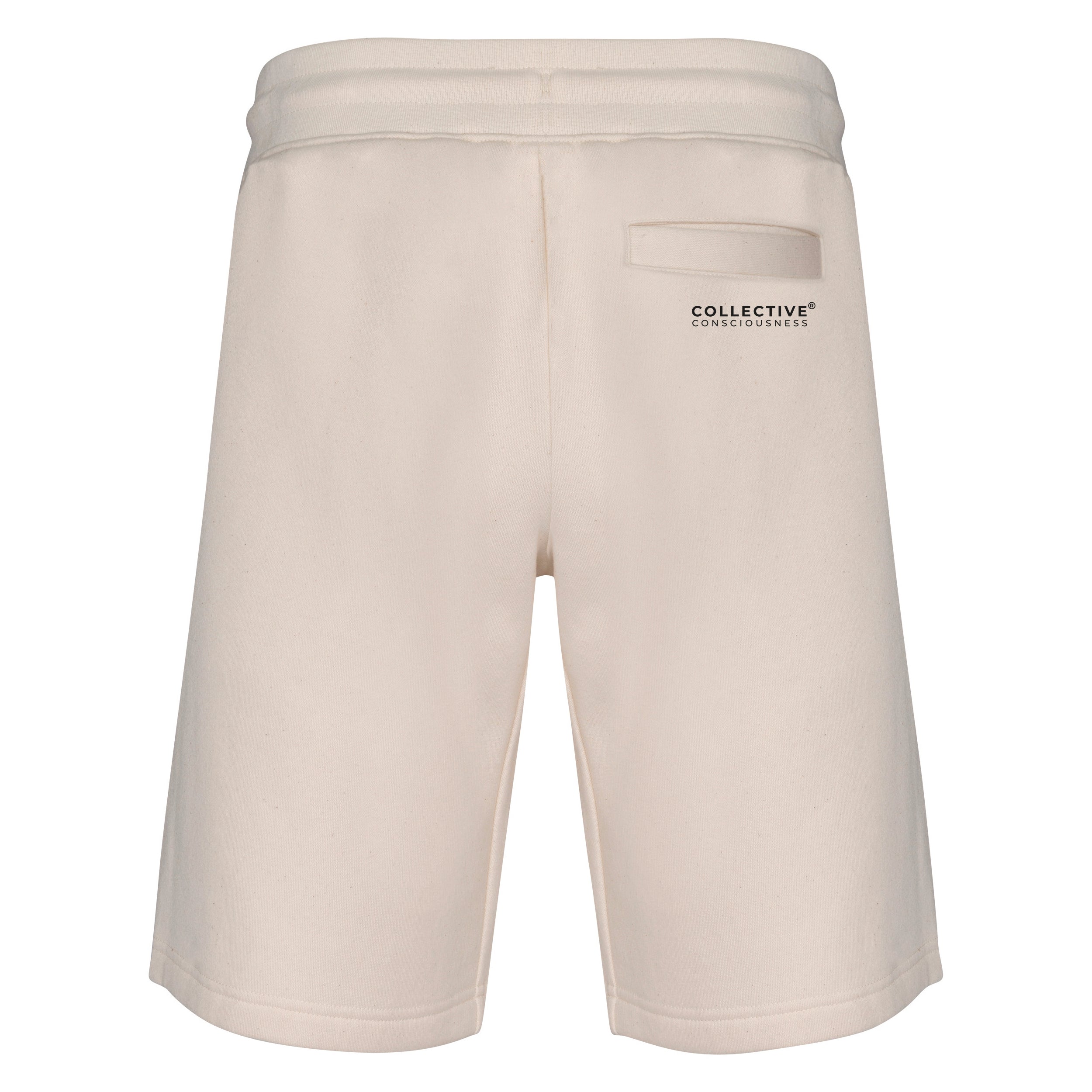 Active Shorts Ivory - Globe Icon Signature