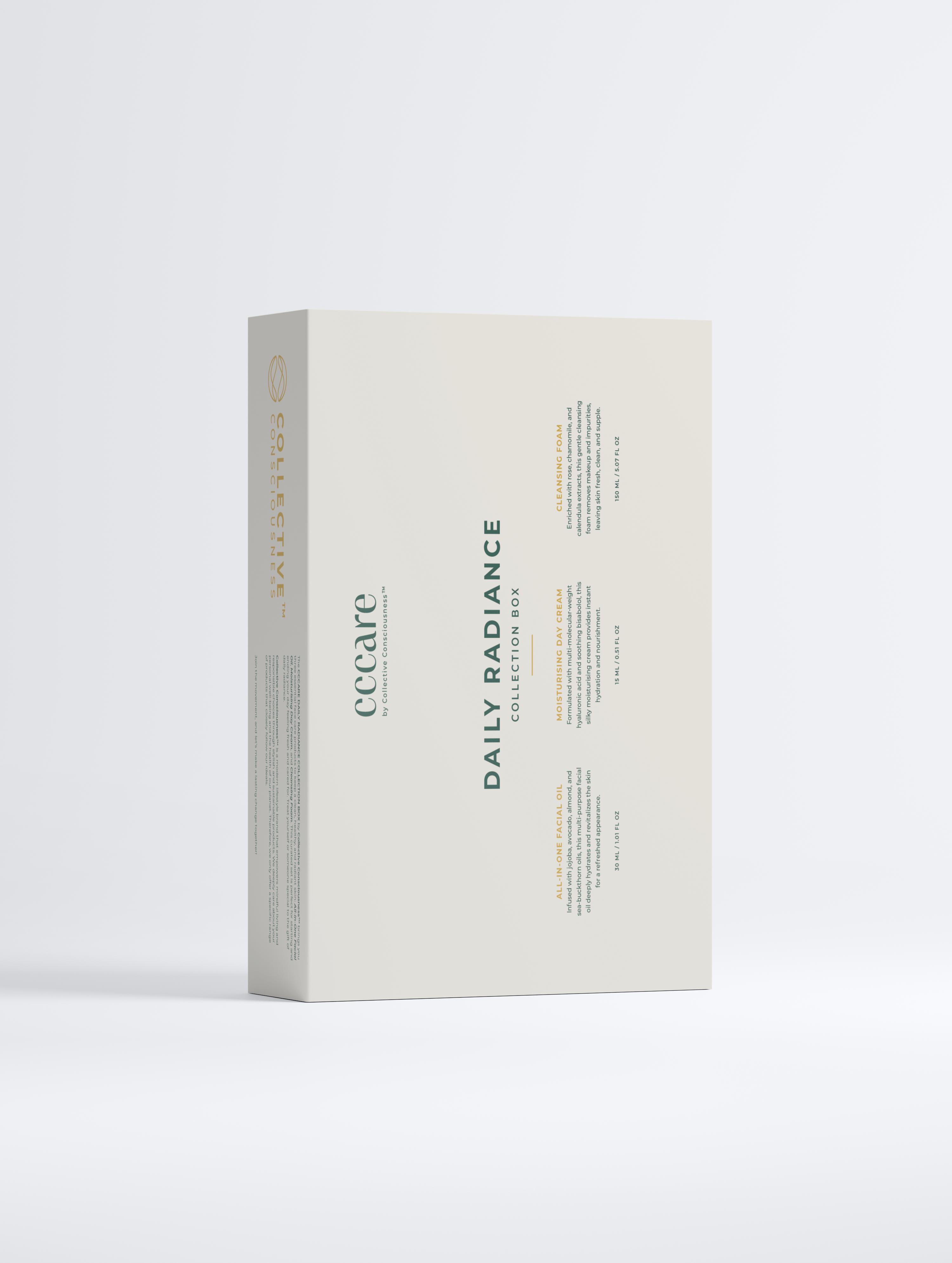 The CCCare Daily Radiance Collection Box for Women - Contains 3 CCCARE products
