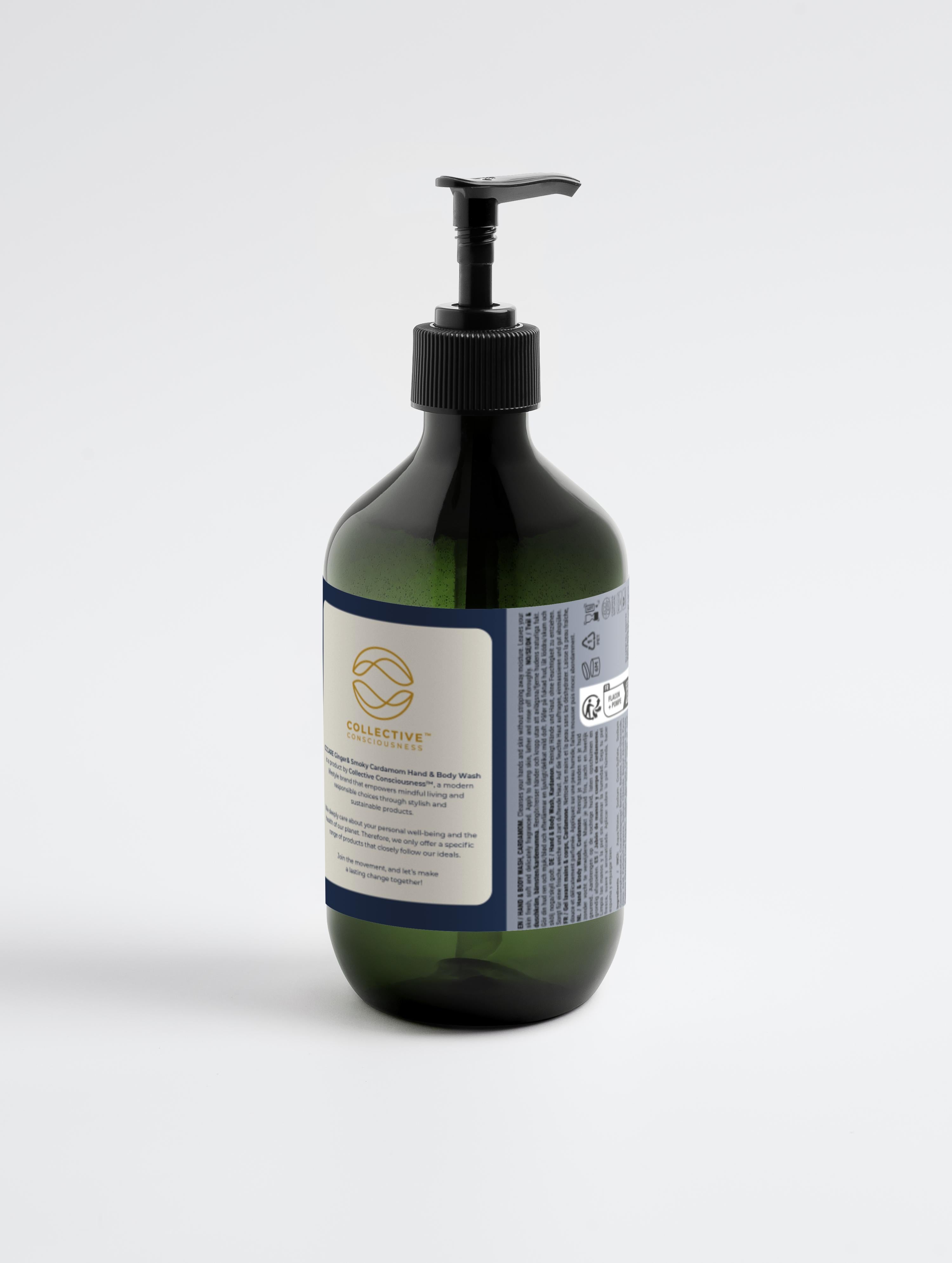 Hand & Body Wash, Ginger & Smoky Cardamom