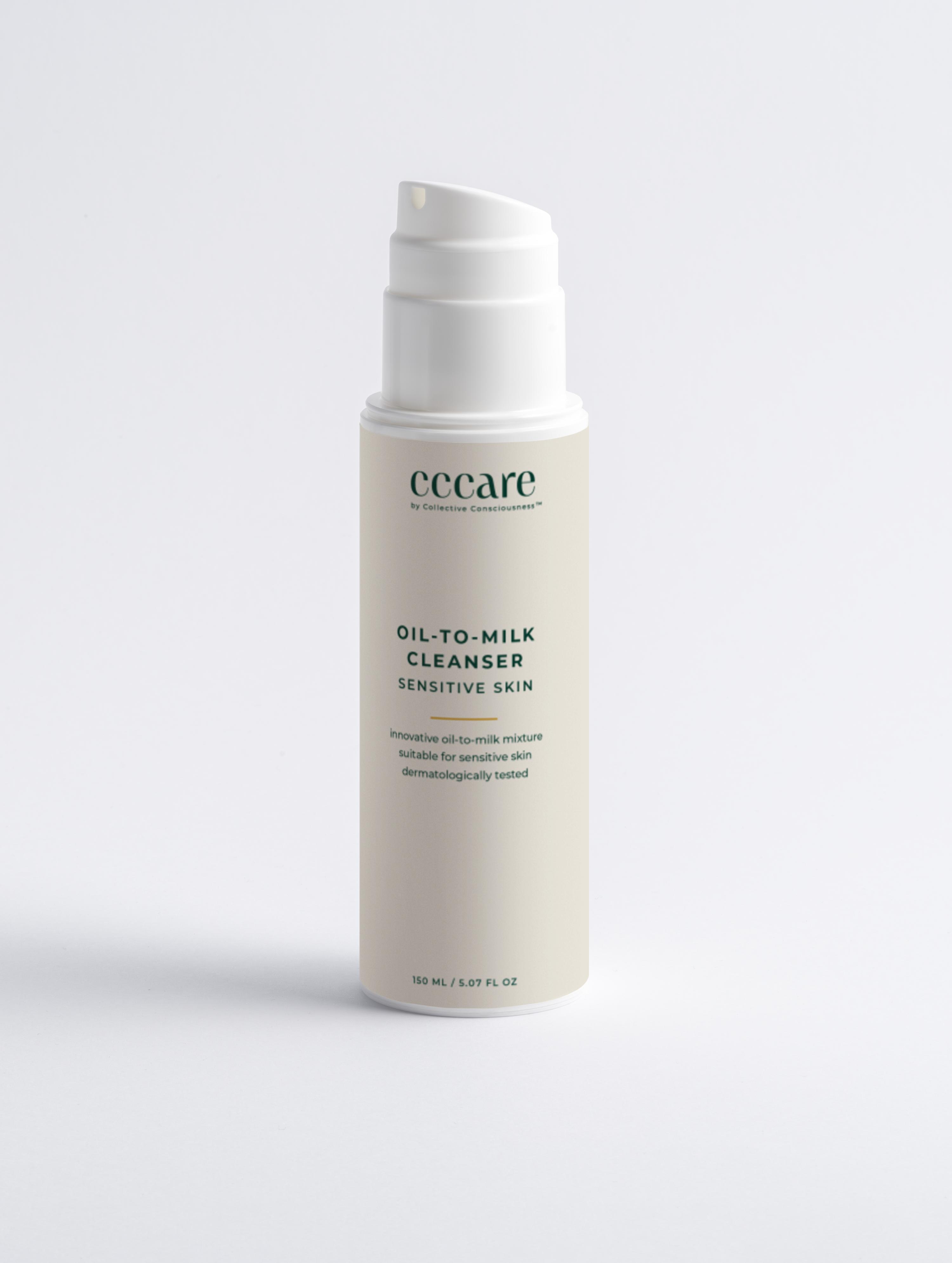 CCCare Sensitive Skin Oil-To-Milk Cleanser for Women